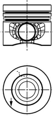 Piston KOLBENSCHMIDT 40558600