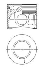 Piston KOLBENSCHMIDT 41072620