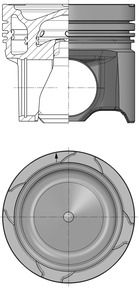 KOLBENSCHMIDT 41178600 Piston