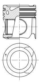 KOLBENSCHMIDT 41276600 Piston