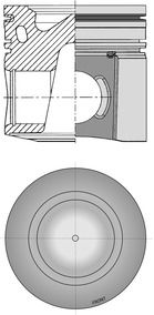 KOLBENSCHMIDT 41541600 Piston