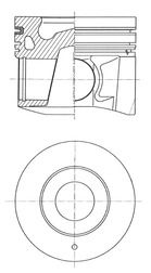 KOLBENSCHMIDT 41644600 Piston