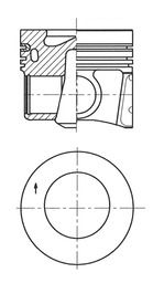KOLBENSCHMIDT 41708600 Piston