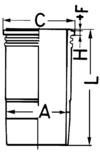 KOLBENSCHMIDT 89460110 Cylinder Sleeve