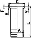 KOLBENSCHMIDT 89578110 Cylinder Sleeve