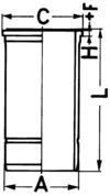 KOLBENSCHMIDT 89878110 Cylinder Sleeve