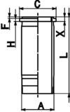 KOLBENSCHMIDT 89924110 Cylinder Sleeve