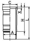 Cylinder Sleeve KOLBENSCHMIDT 89935110