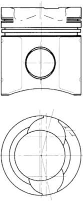 Piston KOLBENSCHMIDT 90578600