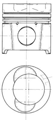 Piston KOLBENSCHMIDT 94487600