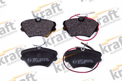 Brake Pad Set, disc brake KRAFT Automotive 6005150