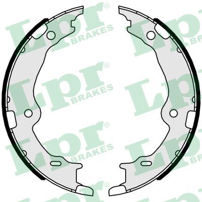 LPR 01067 Brake Shoe Set, parking brake