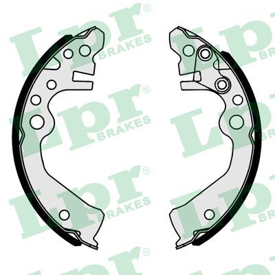 LPR 01142 Brake Shoe Set
