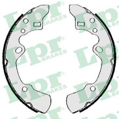 LPR 05620 Brake Shoe Set