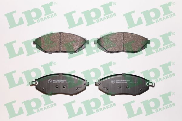 LPR 05P1629 Brake Pad Set, disc brake