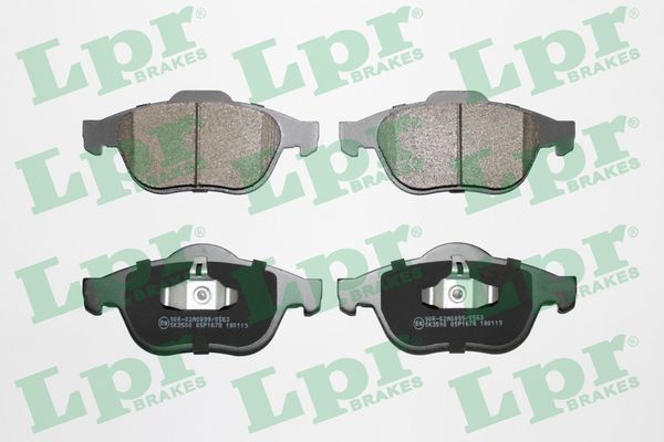 LPR 05P1678 Brake Pad Set, disc brake
