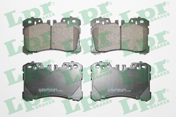 LPR 05P1848 Brake Pad Set, disc brake
