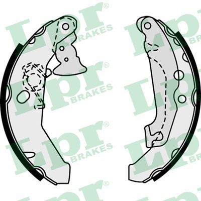 LPR 07560 Brake Shoe Set