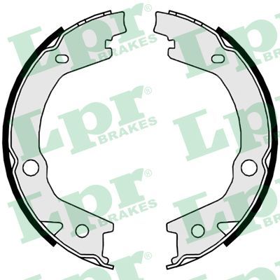 LPR 09800 Brake Shoe Set, parking brake
