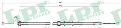 Cable Pull, parking brake LPR C0517B