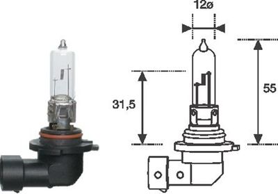 Bulb, spotlight MAGNETI MARELLI 002577200000