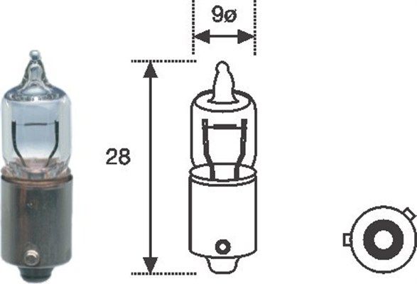 MAGNETI MARELLI 002701100000 Bulb, tail light