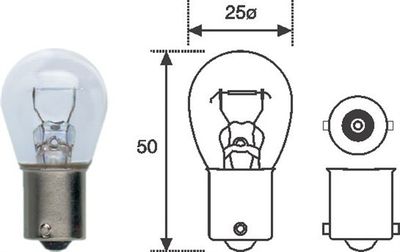 Bulb, direction indicator MAGNETI MARELLI 008506100000
