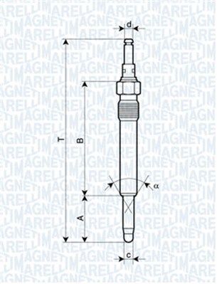 Glow Plug MAGNETI MARELLI 062900003304