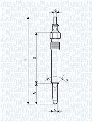Glow Plug MAGNETI MARELLI 062900004304