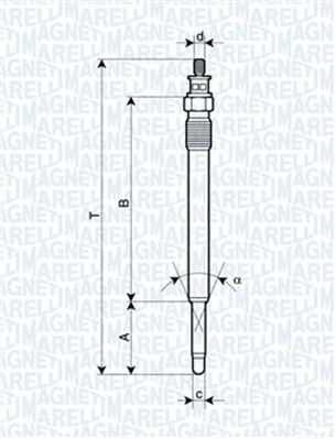 Glow Plug MAGNETI MARELLI 062900013304