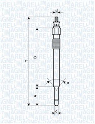 Glow Plug MAGNETI MARELLI 062900020304