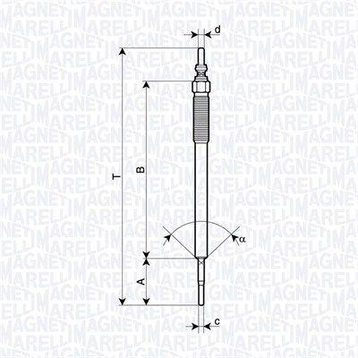 MAGNETI MARELLI 062900131304 Glow Plug