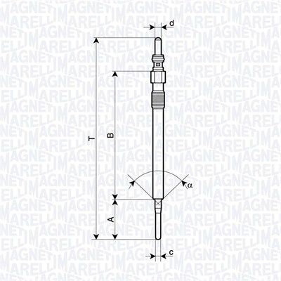 Glow Plug MAGNETI MARELLI 062900141304