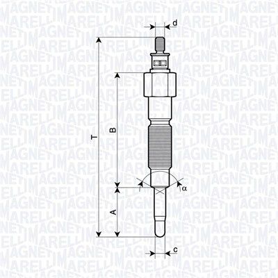 MAGNETI MARELLI 062900142304 Glow Plug