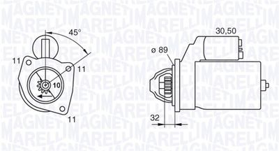 Starter MAGNETI MARELLI 063227592010