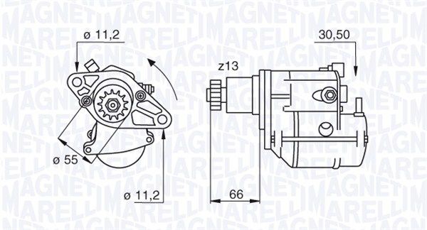 MAGNETI MARELLI 063280053010 Starter