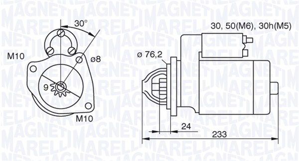 MAGNETI MARELLI 063521074420 Starter