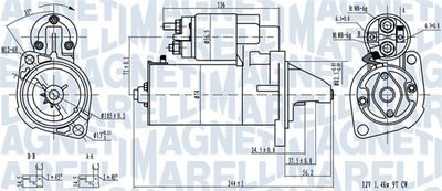 Starter MAGNETI MARELLI 063720282010