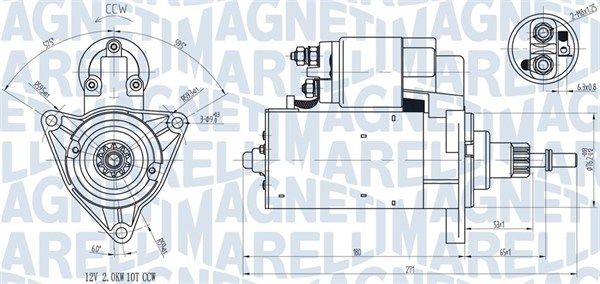 MAGNETI MARELLI 063720598010 Starter