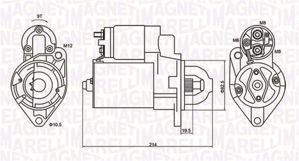 MAGNETI MARELLI 063720879010 Starter