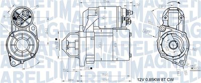 Starter MAGNETI MARELLI 063721117010