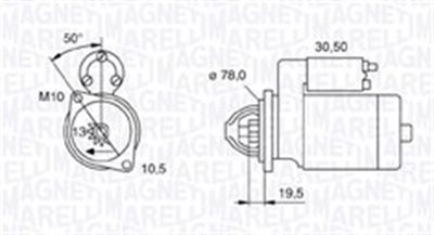 Starter MAGNETI MARELLI 063721158010