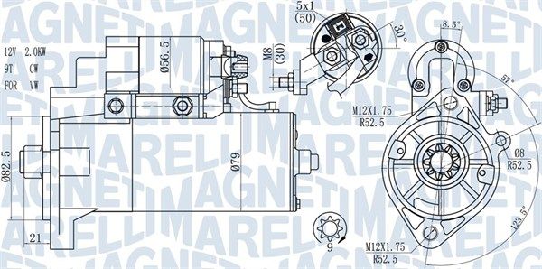 MAGNETI MARELLI 063721165010 Starter