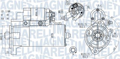 Starter MAGNETI MARELLI 063721165010