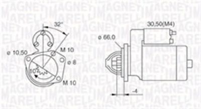 Starter MAGNETI MARELLI 063721207010