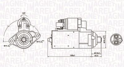 Starter MAGNETI MARELLI 063721286010
