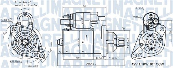 MAGNETI MARELLI 063721322010 Starter