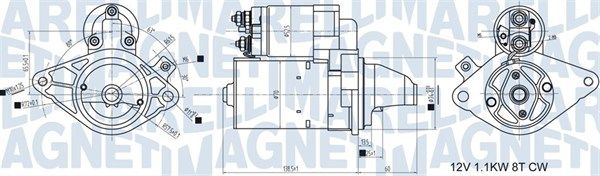 MAGNETI MARELLI 063721407010 Starter
