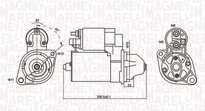 Starter MAGNETI MARELLI 063721412010