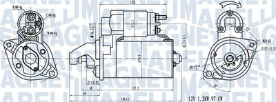Starter MAGNETI MARELLI 063721413010